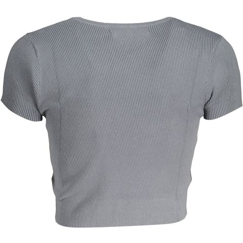 CALVIN KLEIN WOMEN'S SHORT SLEEVE T-SHIRT GRAY slika 2