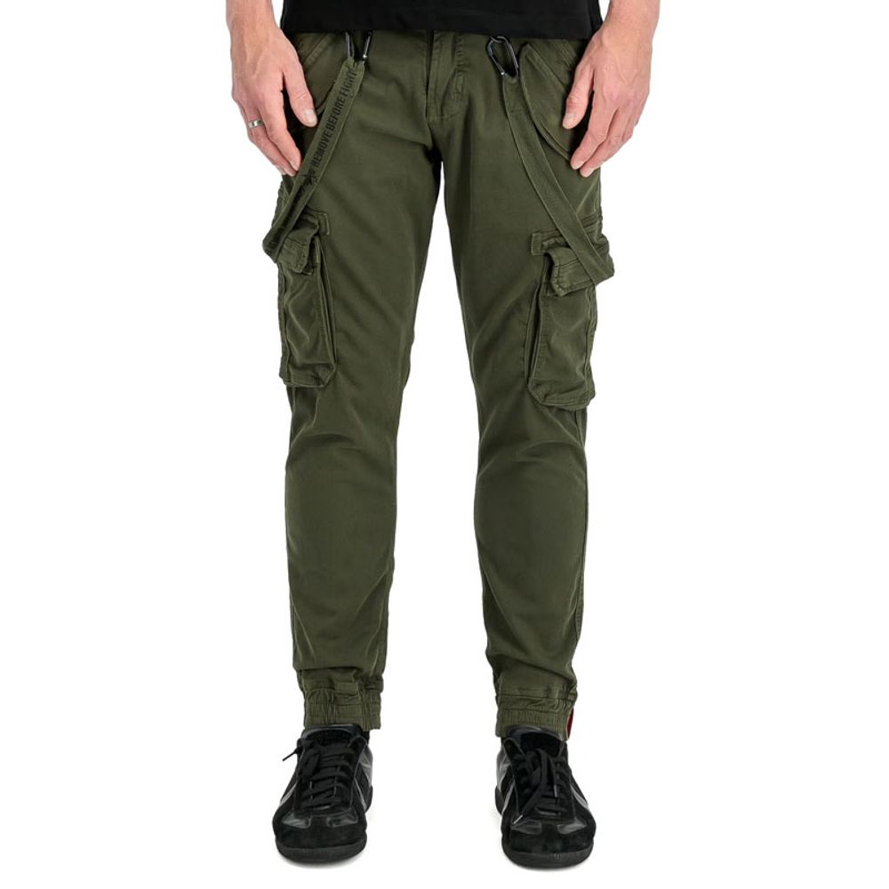 Alpha Industries Muške hlače Cargo Utility, Zelene slika 1