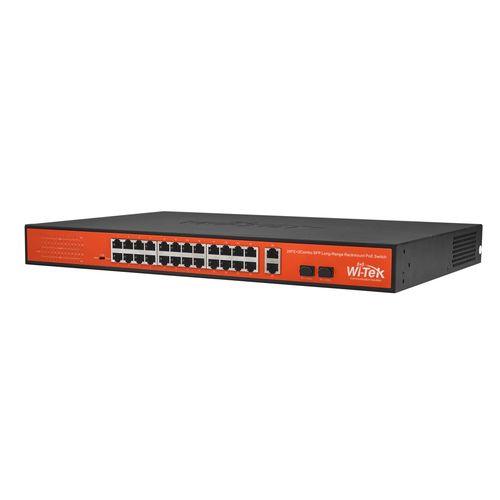 Wi-Tek WI-PS526G 24FE+2Combo Ports 48V PoE Switch with 24-Port PoE slika 3