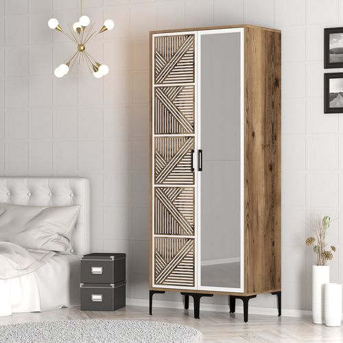 Kumsal PR - Walnut, White Walnut
White Wardrobe slika 3