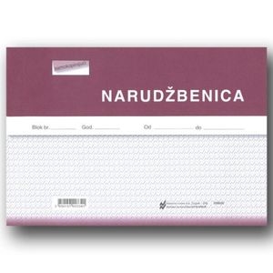 II-3/NCR NARUDŽBENICA; Blok 3 x 50 listova, 21 x 14,8 cm