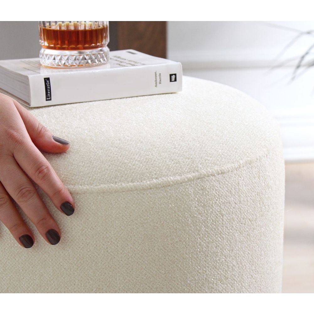 Zeone - Kremasti Pouf slika 5