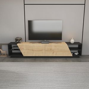 TV Stalak Rhodes - Antracit, Hrast Antracit
