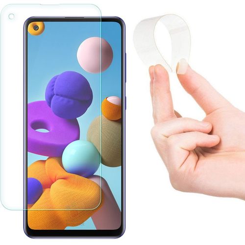 Nano Flexi Hibridni zaštitnik zaslona Kaljeno staklo za Samsung Galaxy A21S slika 1