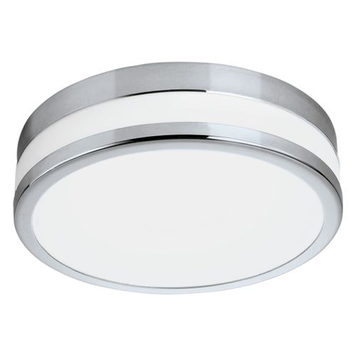 Eglo Palermo plafonjera/1, Led, 24w, 2100lm, ip44, prom 295, krom/bijela  slika 1