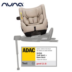 nuna® dječja autosjedalica todl™ next 360° i-size (40-105 cm) biscotti