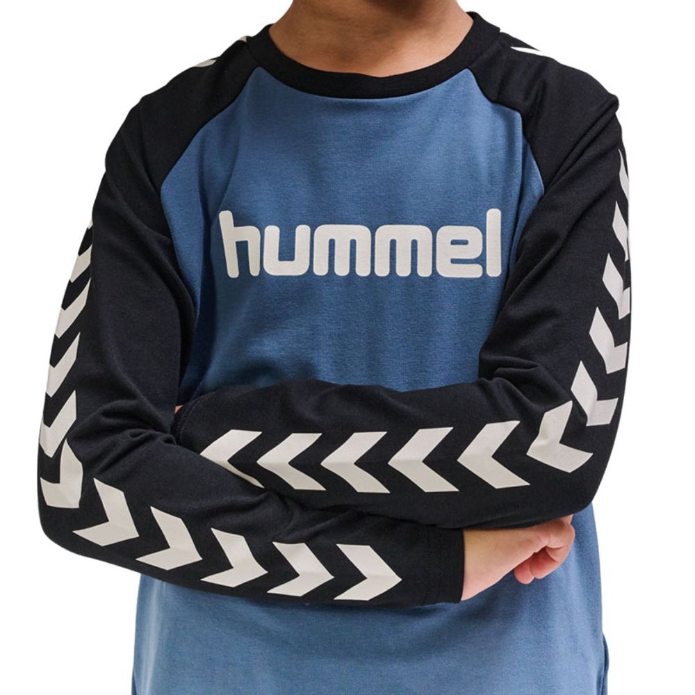 Hummel Majica za dječake Hmlboys T-Shirt L/S, Plava slika 3