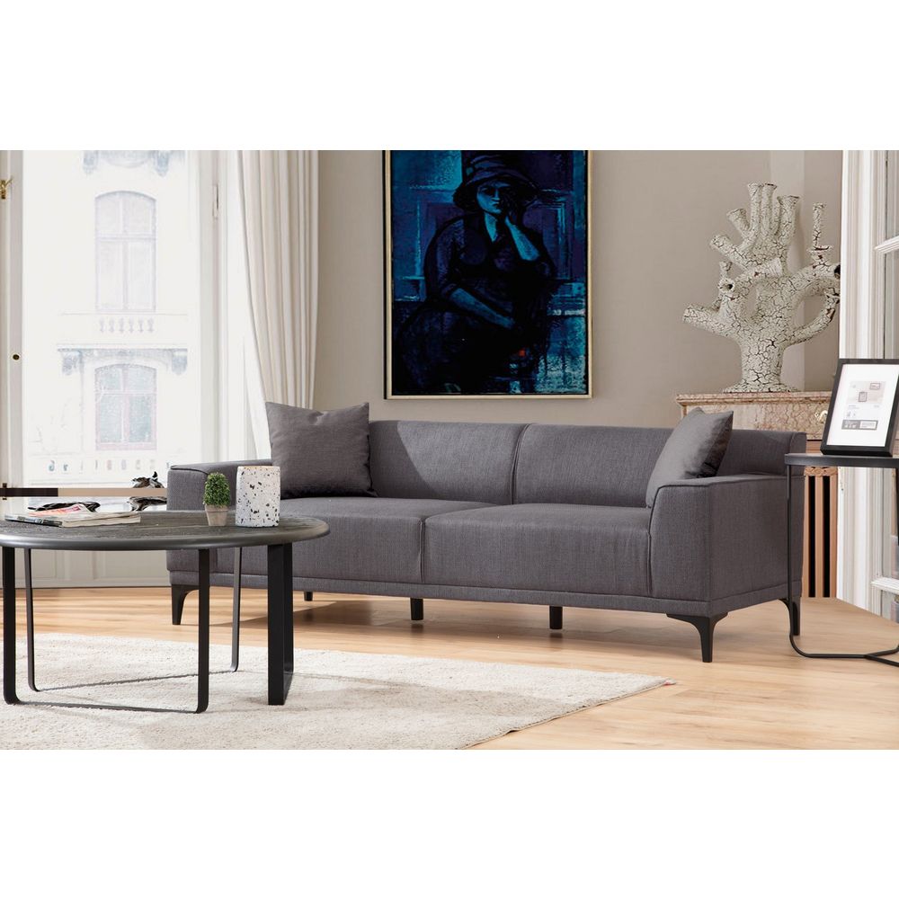 Petra 3 - Antracit 3-sjedalna sofa slika 1