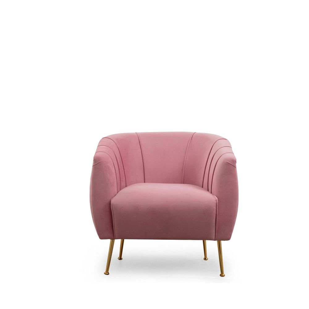 Istiridye - Rose Dusty Rose Wing Chair slika 4