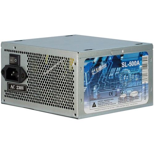 Napajanje INTER-TECH IT-SL500, 500W, AC 230V, 50/60Hz, 3x S-ATA, Pasivni PFC slika 2