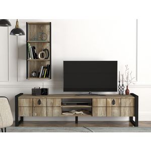 Lost - Patik Walnut
Black TV Unit