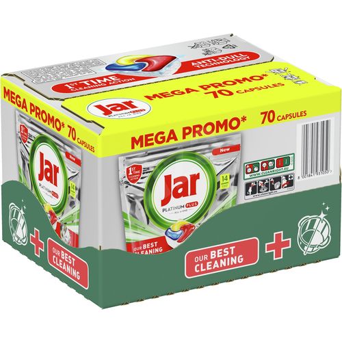 Jar Tablete za pranje posuđa Platinum Plus 5X14 Megabox slika 1