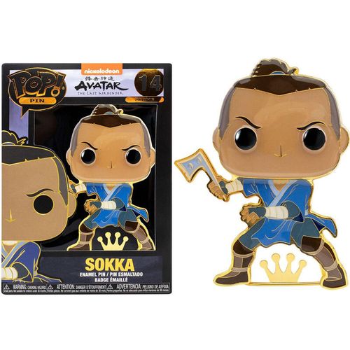 Funko POP Avatar Sokka Large Ename bedž 10cm slika 1