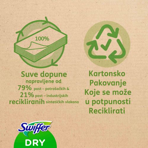 SWIFFER Krpe za suvo ciscenje podova 18kom slika 7