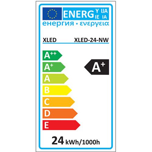 XLED-24-NW Nadgradni okrugli LED panel 4000K,1880Lm,Fi265-28mm slika 2