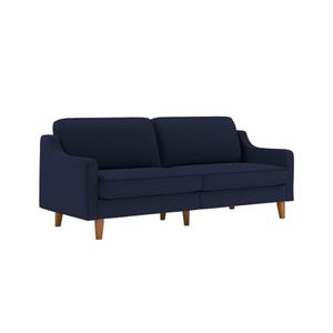 Sofa za tri osobe Robin 3 - noćno plava orahova