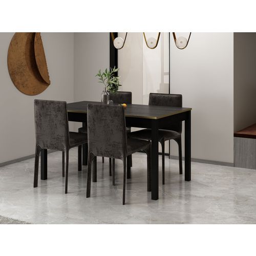 Elevate - Black Black Dining Table slika 1