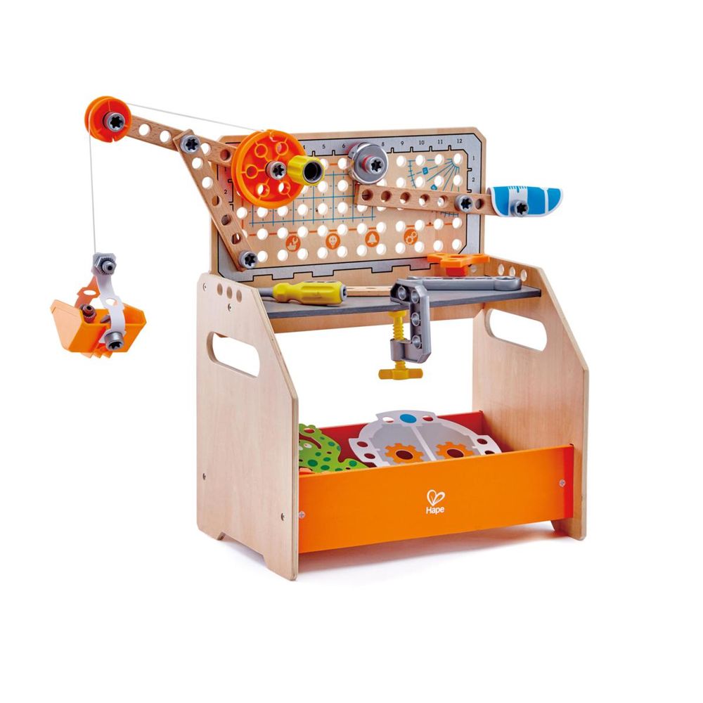 Hape Drvena radionica sa alatom Discovery Scientific Workbench E3028A slika 1