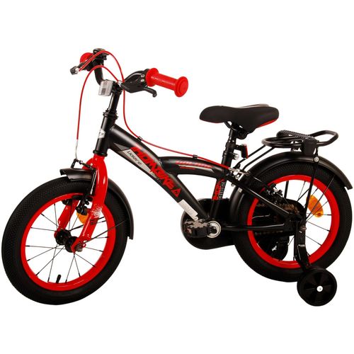 Dječji bicikl s dvije ručne kočnice Volare Thombike 14" crno-crveni slika 14
