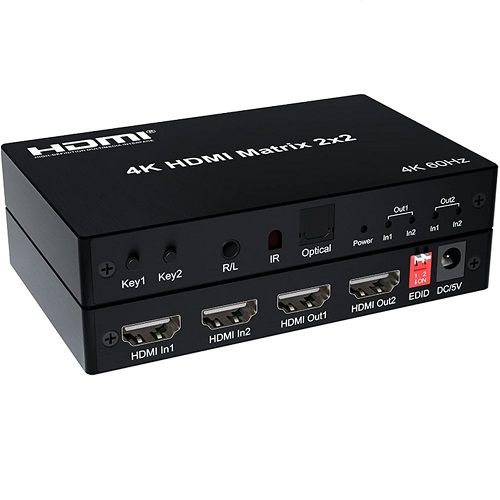 HDMI Matrix Kettz 4k 60hz 2x2 HM-K252 slika 5