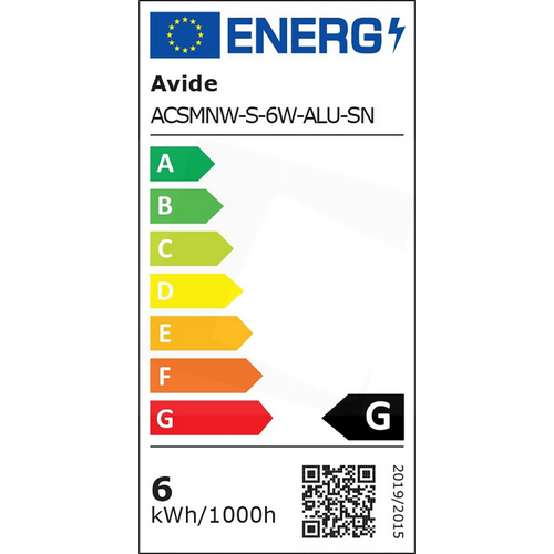 Avide Plafonjera LED, 6W, 420 lm, 4000K, IP20 - ACSMNW-S-6W-ALU-SN slika 4