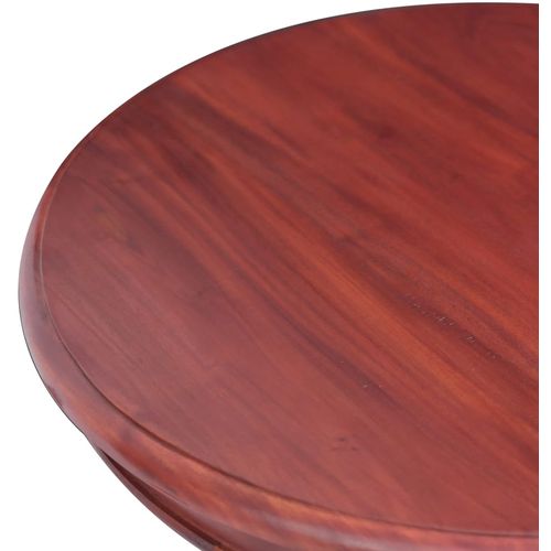 Bočni stolić smeđi 50 x 50 x 65 cm masivno drvo mahagonija slika 32