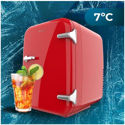 Cecotec prijenosni hladnjak, 12V-220V, hlađenje i grijanje, 7-65C, crveni Habana slika 6