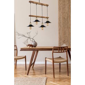 David 4 lü yanık sıralı metal başlıklı sarkıt Brown
Black Chandelier