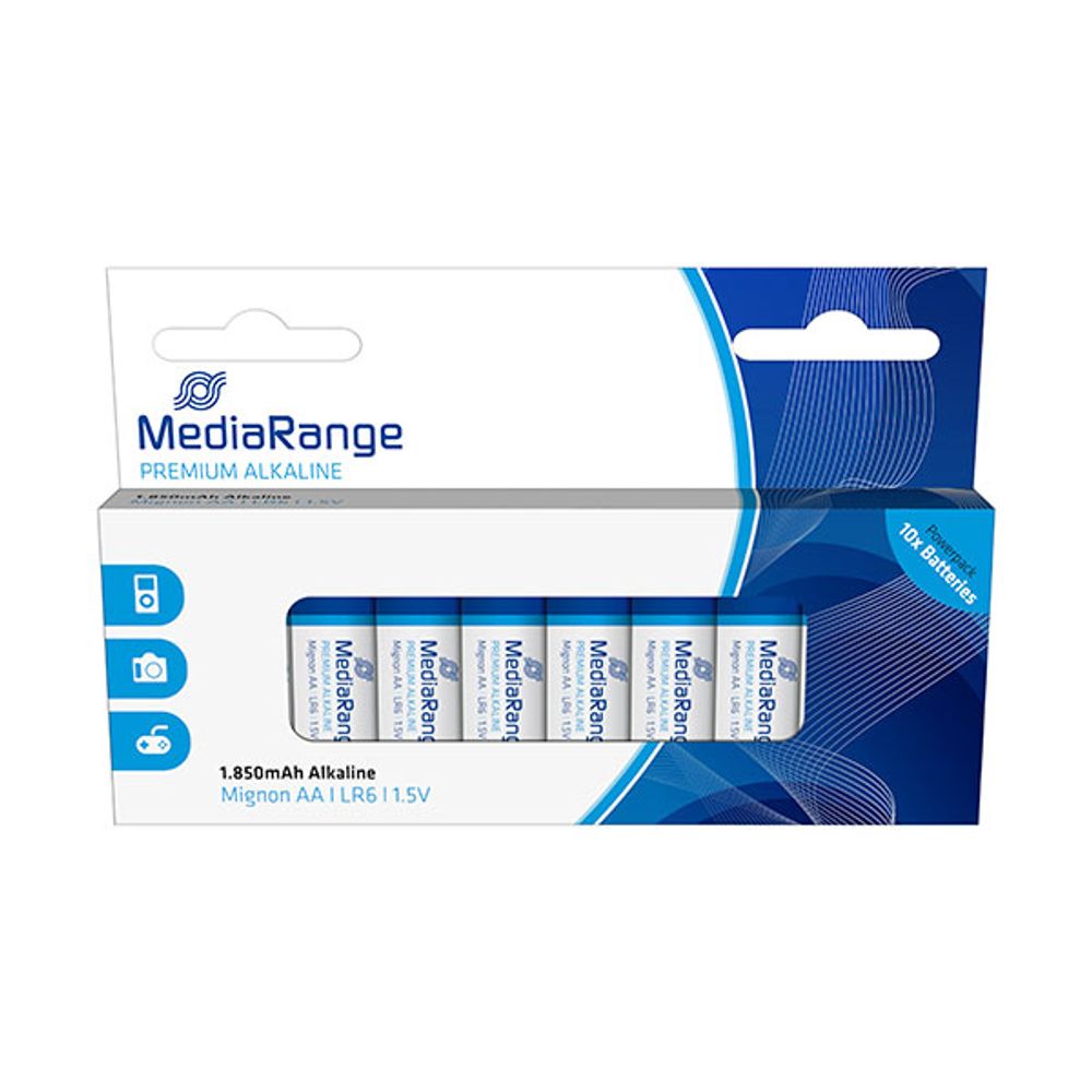 MediaRange AA BATERIJE(LR06)1,5V alkalne 10/1, MRBAT105 slika 1