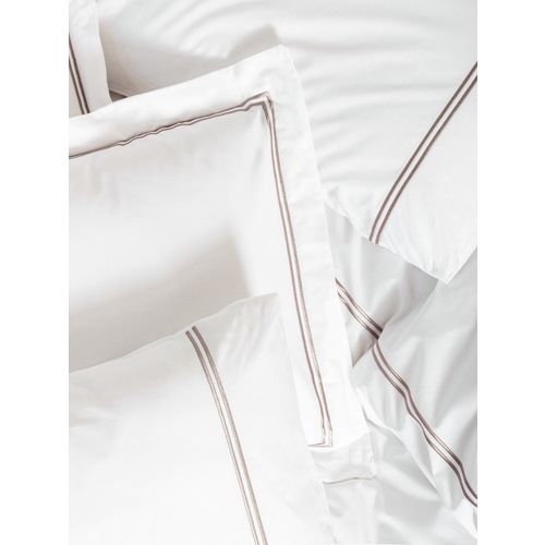 L'essential Maison Mehves White
Grey Satin Double Quilt Cover Set slika 2