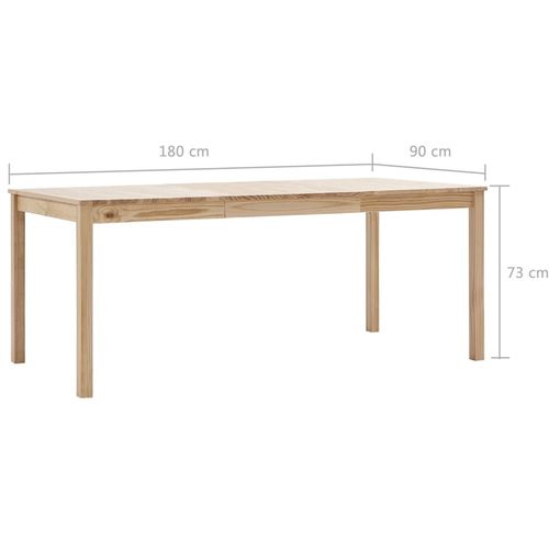 Blagavaonski stol 180 x 90 x 73 cm od borovine slika 6