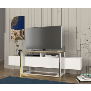 TV Stalak Bianco - Bijela i Zlatna