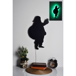 Wallity Ukrasna LED rasvjeta, Santa Claus 2 - Green