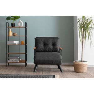 Atelier Del Sofa Sando Single - Dark Grey Dark Grey 1-Seat Sofa-Bed