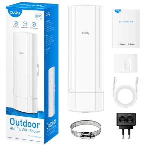 Cudy LT300 * Outdoor 4G LTE CPE N300 WiFi Router,6KV, DC or PoE (5799) slika 4