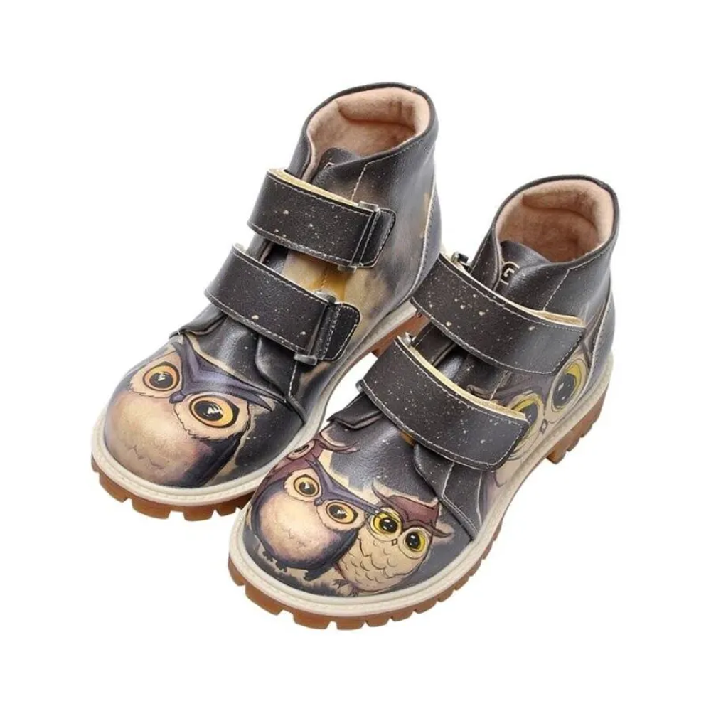 DOGO Dječije gležnjerice Cross Boots Owls Family slika 1