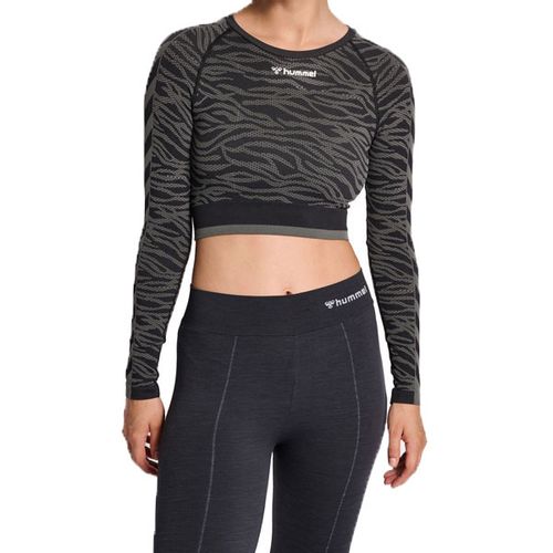 215725-1038 Hummel Majica Hmlmt Saga Seamless Crop T-Shirt Ls 215725-1038 slika 1