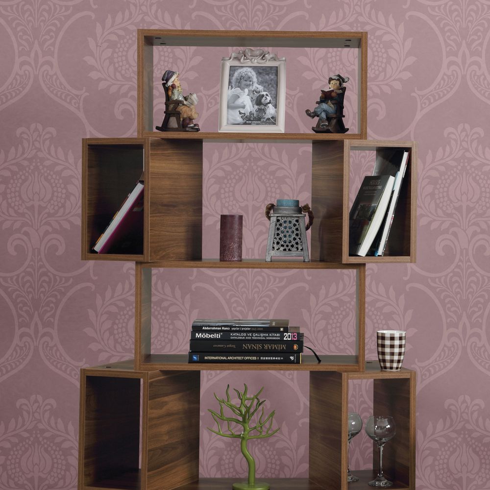 Ormar za knjige od orahovine 'Box Walnut' slika 3
