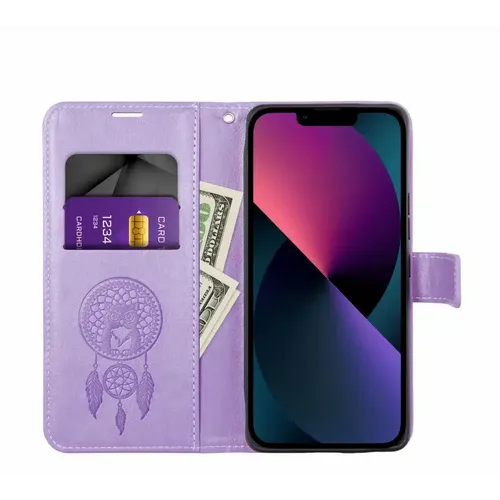 MEZZO Book case preklopna torbica za SAMSUNG GALAXY S21 FE dream catcher purple slika 3