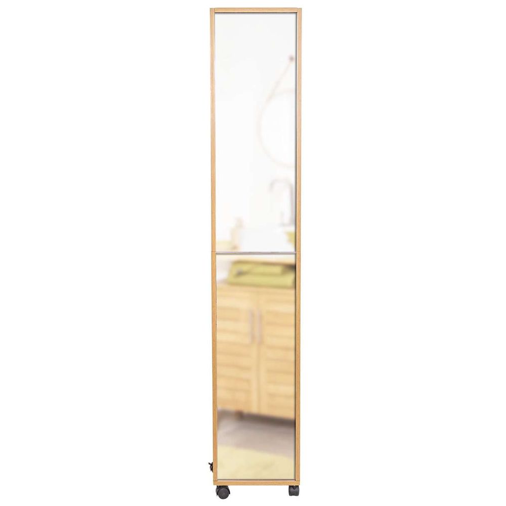 Tendance ogledalo na kotačima sa pretincima za odlaganje Colonial 167x30x25cm, MDF slika 3