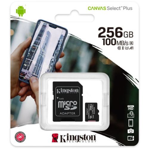 Micro SD Kingston 256GB SDCS2/256GB + sd adapter slika 2