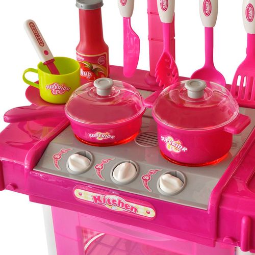 Dječja Igračka Kuhinja sa Svjetlosnim i Zvučnim Efektima Ružičasta slika 23
