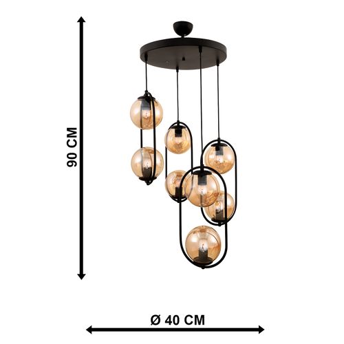 Squid Lighting Stropna svjetiljka Zarafet 8 slika 4