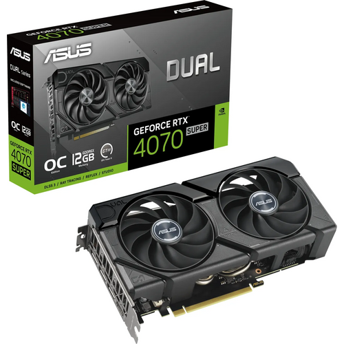 Grafička kartica ASUS GeForce RTX 4070 SUPER EVO DUAL OC, 12GB GDDR6X, PCI-E 4.0 slika 1