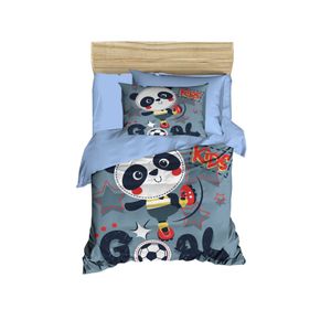 Set Posteljine za Bebe PH153 u Plavo-Sivo-Bijeloj Boji