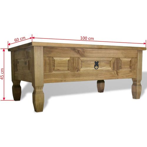 Stolić za Kavu od Meksičkog Bora Asortiman Corona 100x60x45 cm slika 10