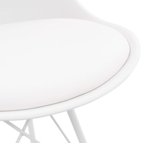 Blagovaonske stolice od umjetne kože 6 kom bijele slika 6