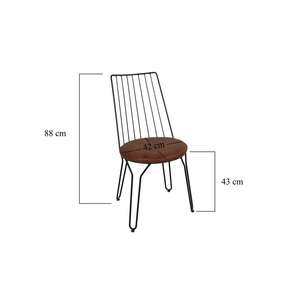 Ada 275 V2 Crni Set Stolica (2 Komada) slika 5