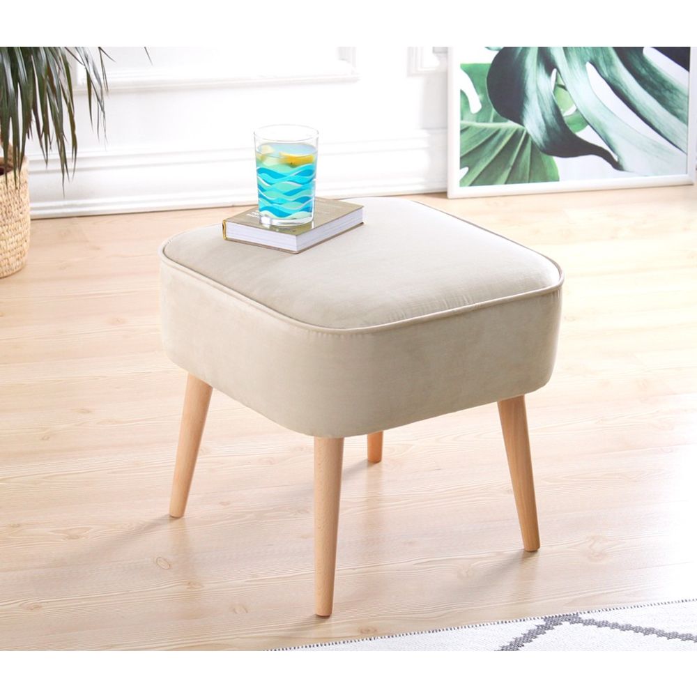 Moouv 7083 - Pouf od kremaste boje slika 5