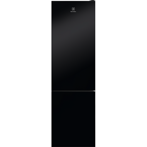 Electrolux LNT7ME36K2 Frižider sa zamrzivačem dole, NoFrost, Visina 201 cm, Crno staklo slika 1